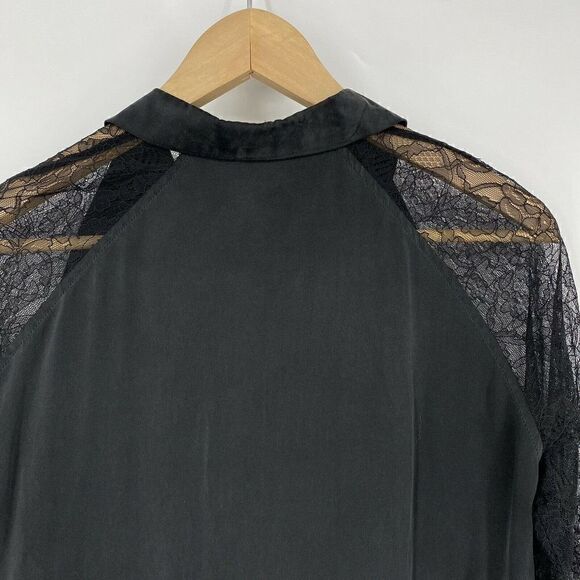 Equipment Femme Top Silk Lace Button - Picture 6 of 8